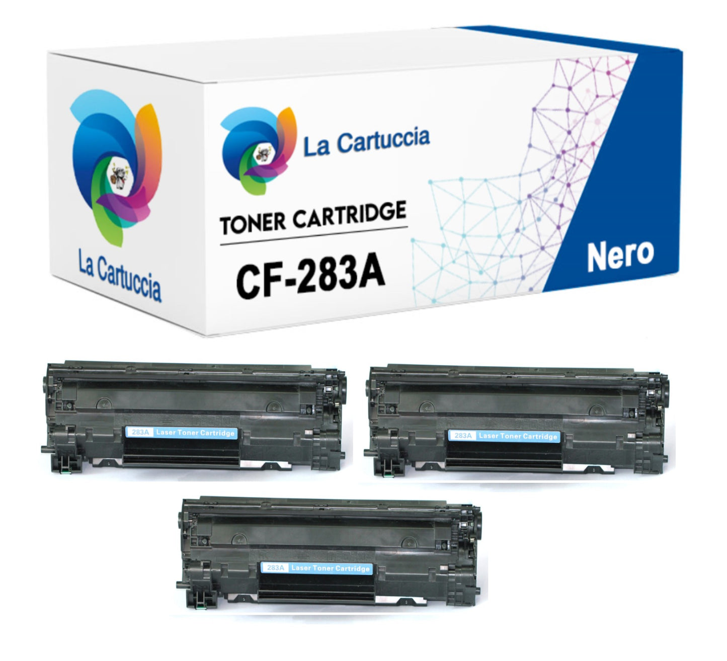 Lexmark Toner Cartuccia Toner Nero CF283A (83A) Compatibile HP - Per Stampanti LaserJet Pro M127fw, M125nw E Simili Hp 303 Nero - Foto 3