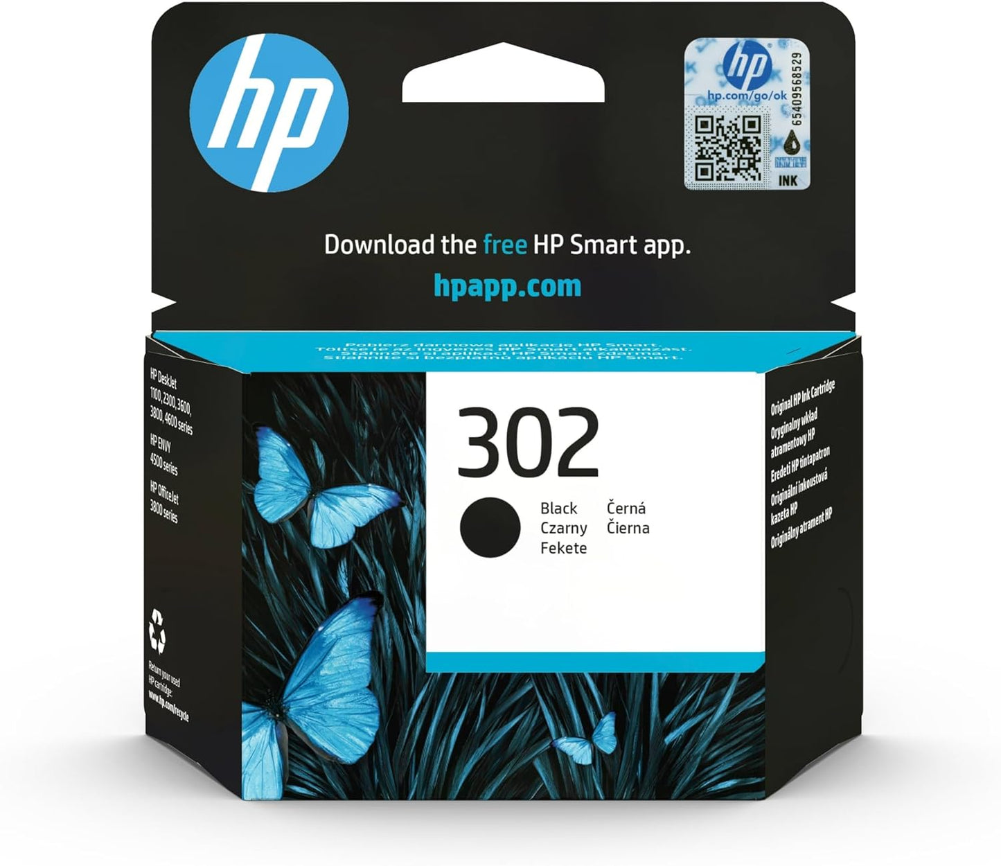 HP ORIGINALE 302 BLACK